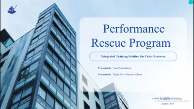 بناء حل تدريبي متكامل: "مهمة إنقاذ الأداء" باستخدام نموذج ADDIE وقياس الأثر (ROI)