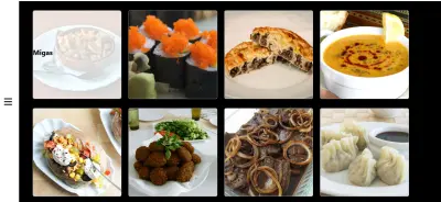Responsive Food Gallery