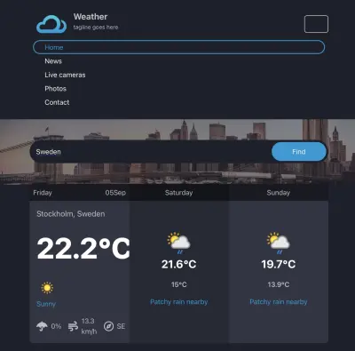 Weather Website