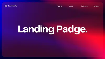 تصميم صفحة هبوط landing Page متجاوبة