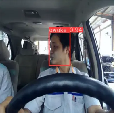 كشف نعاس السائق باستخدام YOLOv8