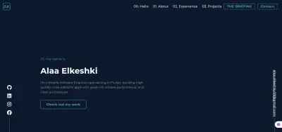 تصميم Portfolio احترافي وسيرة ذاتية رقمية