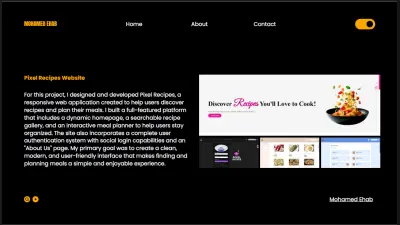 Pixel Recipes Website