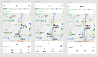 Giza Schools (GS) – UI/UX لتطبيق شامل لمدارس الجيزة وخدمات النقل المدرسي