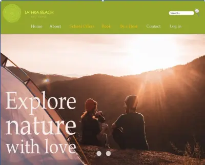 إعادة تصميم لتجربة مستخدم موقع تخييم