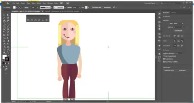 رسم شخصية بشرية (Vector Art) باستخدام Adobe Illustrator