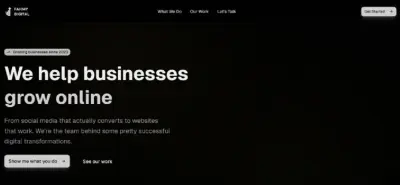 website for digital marketing agency ,موقع الكتروني لوكاله تسويق الكتروني