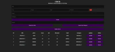 Mobile Store CRUD System