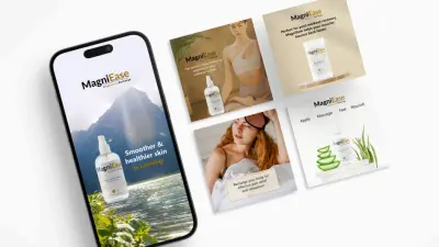 إدارة وتطوير محتوى سوشيال ميديا لعلامة MagniEase