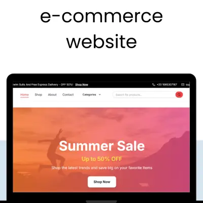 طوير متجر إلكتروني متكامل وسريع باستخدام Next.js و Tailwind CSS