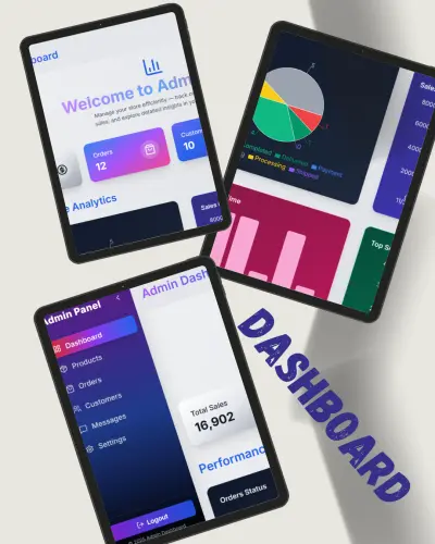 تطوير متجر إلكتروني متكامل (Full-Stack E-commerce) مع لوحة تحكم باستخدام Next.js