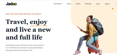 تصميم وتطوير موقع Travel احترافي باستخدام Next.js و TypeScript