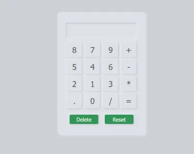 تطبيق آلة حاسبة – Calculator Web App