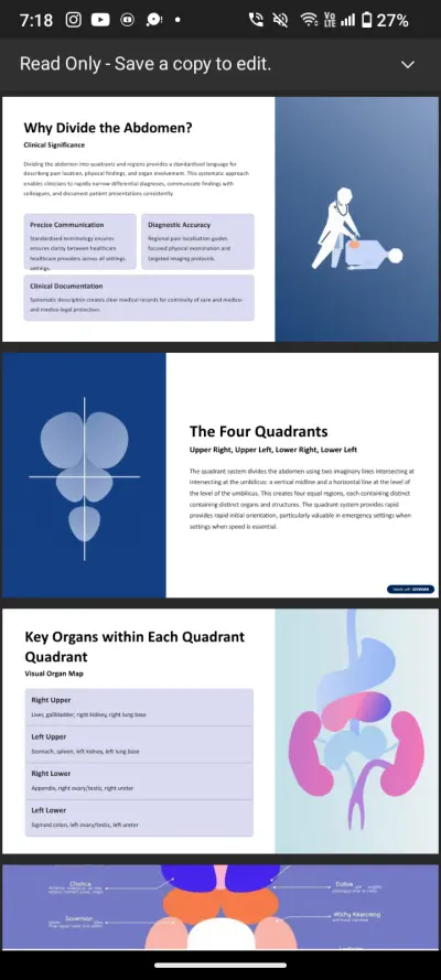 عمل برزنتيشن