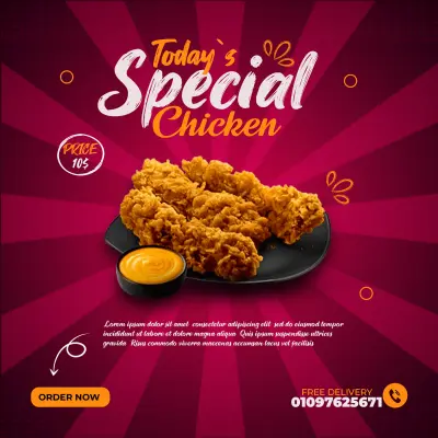 مصمم اعلانات سوشيال ميديا