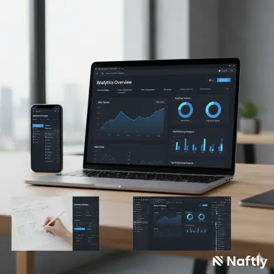 تصميم واجهة لوحة تحكم (Dashboard) احترافية وسهلة الاستخدام UI/UX.