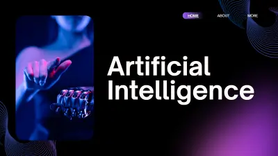 عرض تقديمى عن الذكاء الإصطناعى بأسلوب إحترافى