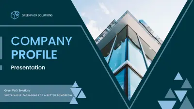 تصميم ملف تعريفي (Company Profile) احترافي وجذاب لشركتك