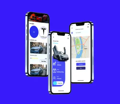 تصميم واجهات المستخدم لبرنامج تاجير سيارات