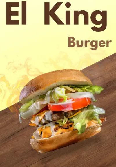 تصميم اعلان مطعم برجر