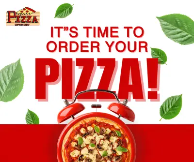إعلان بيتزا