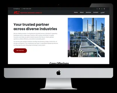 إنشاء موقع إلكتروني لشركة سعودية متخصصة في مواد البناء والكهرباء والميكانيكا