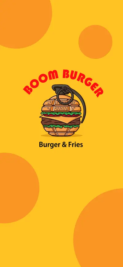 تصميم واجهات لتطبيق برجر