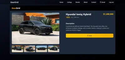 معرض سيارات GearGrid