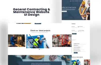 Company Profile UI Design
