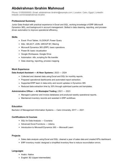 إعداد سيرة ذاتية احترافية متوافقة مع نظام ATS لزيادة فرص القبول الوظيفي