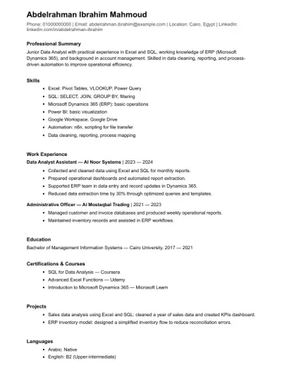 إعداد سيرة ذاتية احترافية متوافقة مع نظام ATS لزيادة فرص القبول الوظيفي