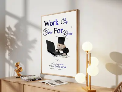 بوستر فكاهي بعبارة