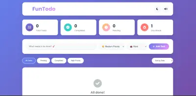 ToDo list using HTML and css and JS