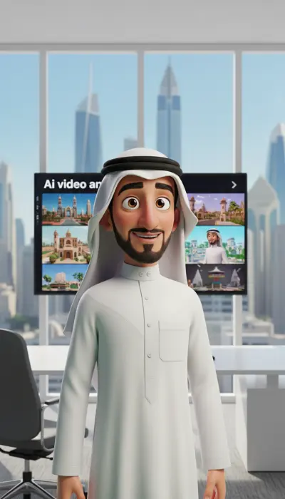 فيديو موشن جرافيك ثلاثي الأبعاد كرتوني