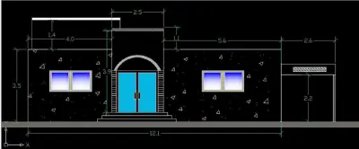 واجهة معمارية لبيت