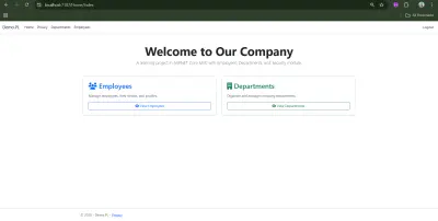 Develop Company Website
