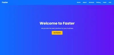 Landing Page احترافية لشركة خدمات رقمية