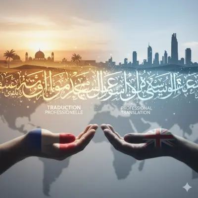 ساقوم بخدمة الترجمة من اللغة العربية الئ اللغة الفرنسية او الانجلزية