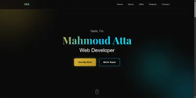 بورتفوليو شخصي – Portfolio Website
