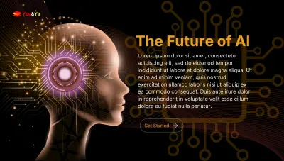 تصميم عرض تقديمي (Presentation) حول: مستقبل الذكاء الاصطناعي وتطبيقاته في الأعمال