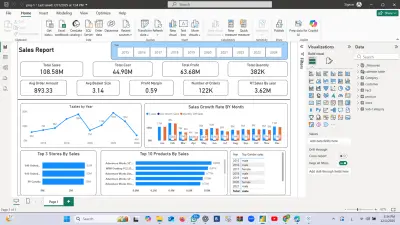 تحليل بيانات ب استخدام Power BI  و Excel