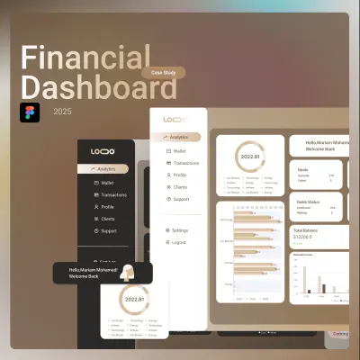 Financial Dashboard  UI Case Study
