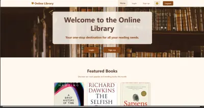 موقع مكتبة إلكترونية لاستعارة الكتب