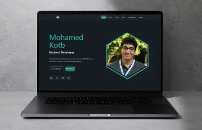 صورة العمل تصميم وتطوير موقع تعريفي (Portfolio) احترافي