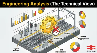 تحليل موثوقية الأنظمة والأسباب الجذرية للتأخير (Engineering & Reliability Analysis Dashboard)