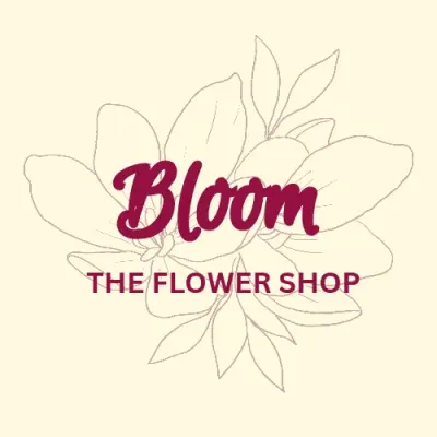 لوجو لمحل زهور