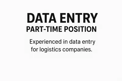 Data Entry & Excel Management for Logistics Company