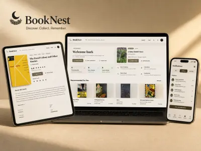 تطوير منصة BookNest