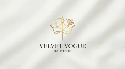 تصميم لوجو لبوتيك أزياء | Velvet Vogue