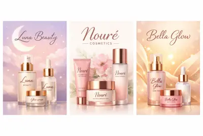 ديزاين لصفحه مستحضرات تجميل